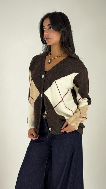 Lalic Diamond Shape Cardigan