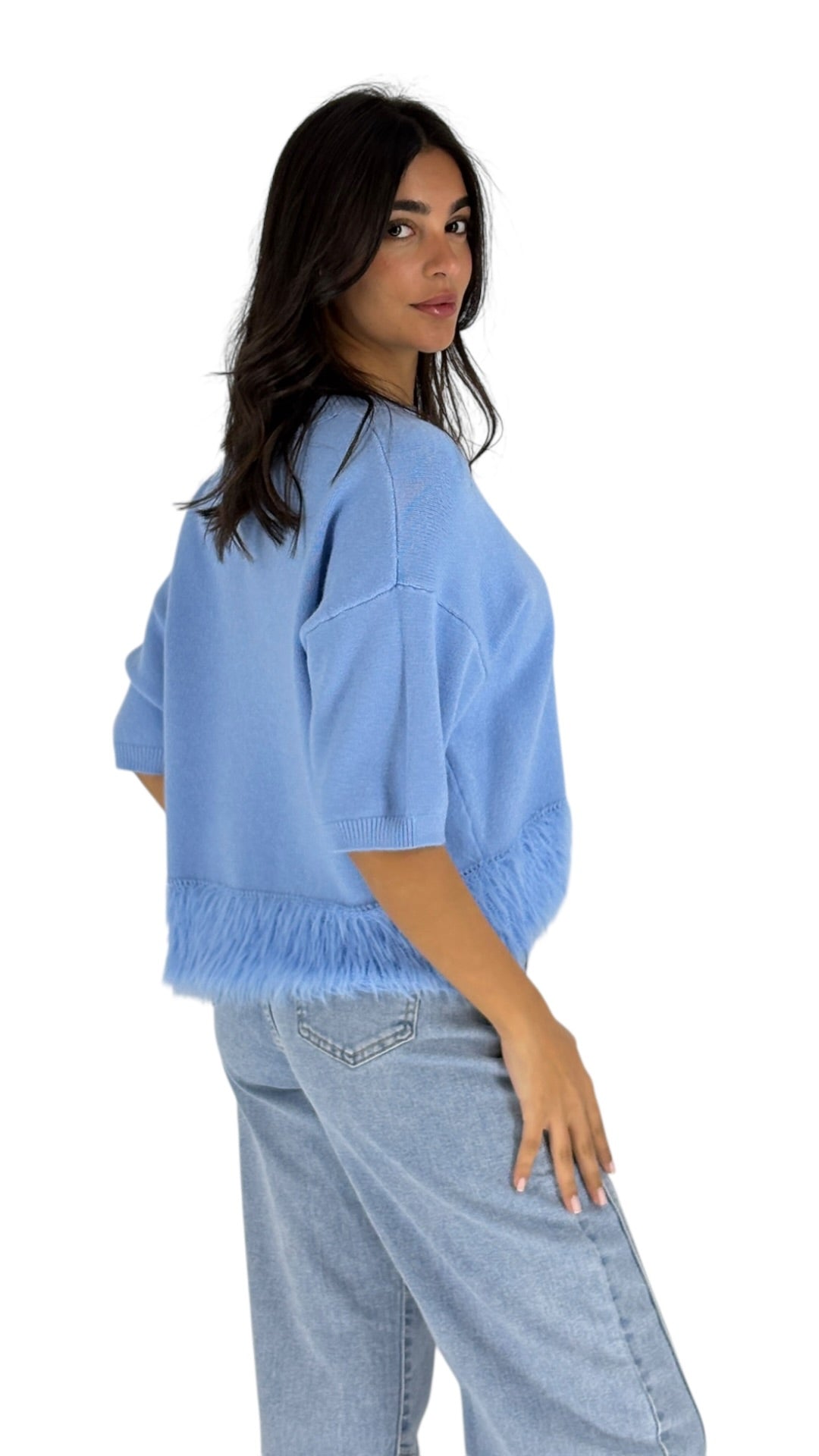Azra Blue Top