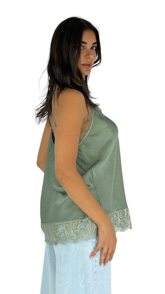 Gaelle Kaki Camisole