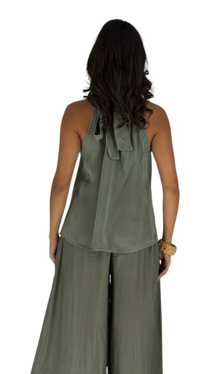 Lotus Kaki Top