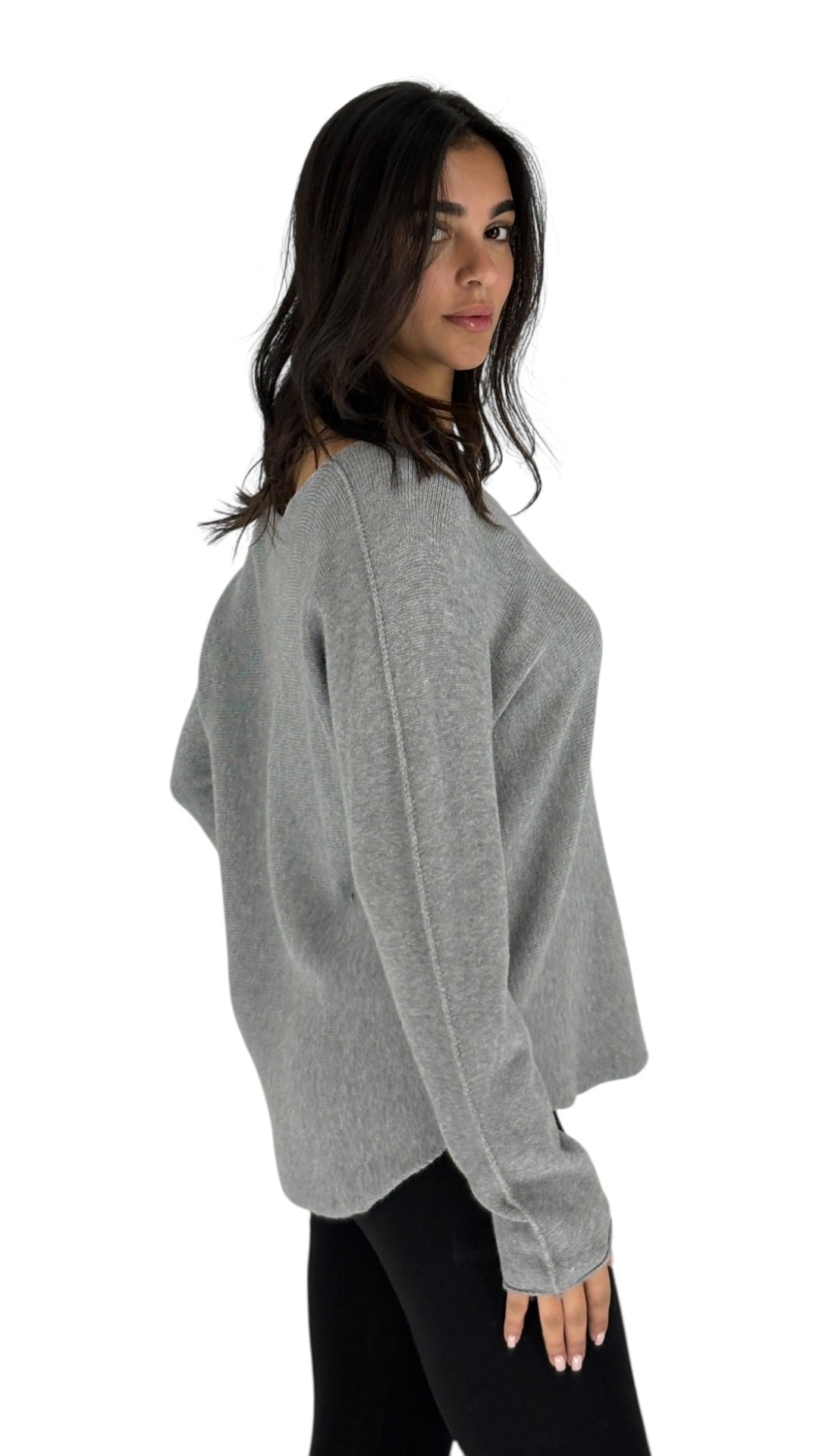 Carmen Grey Sweater