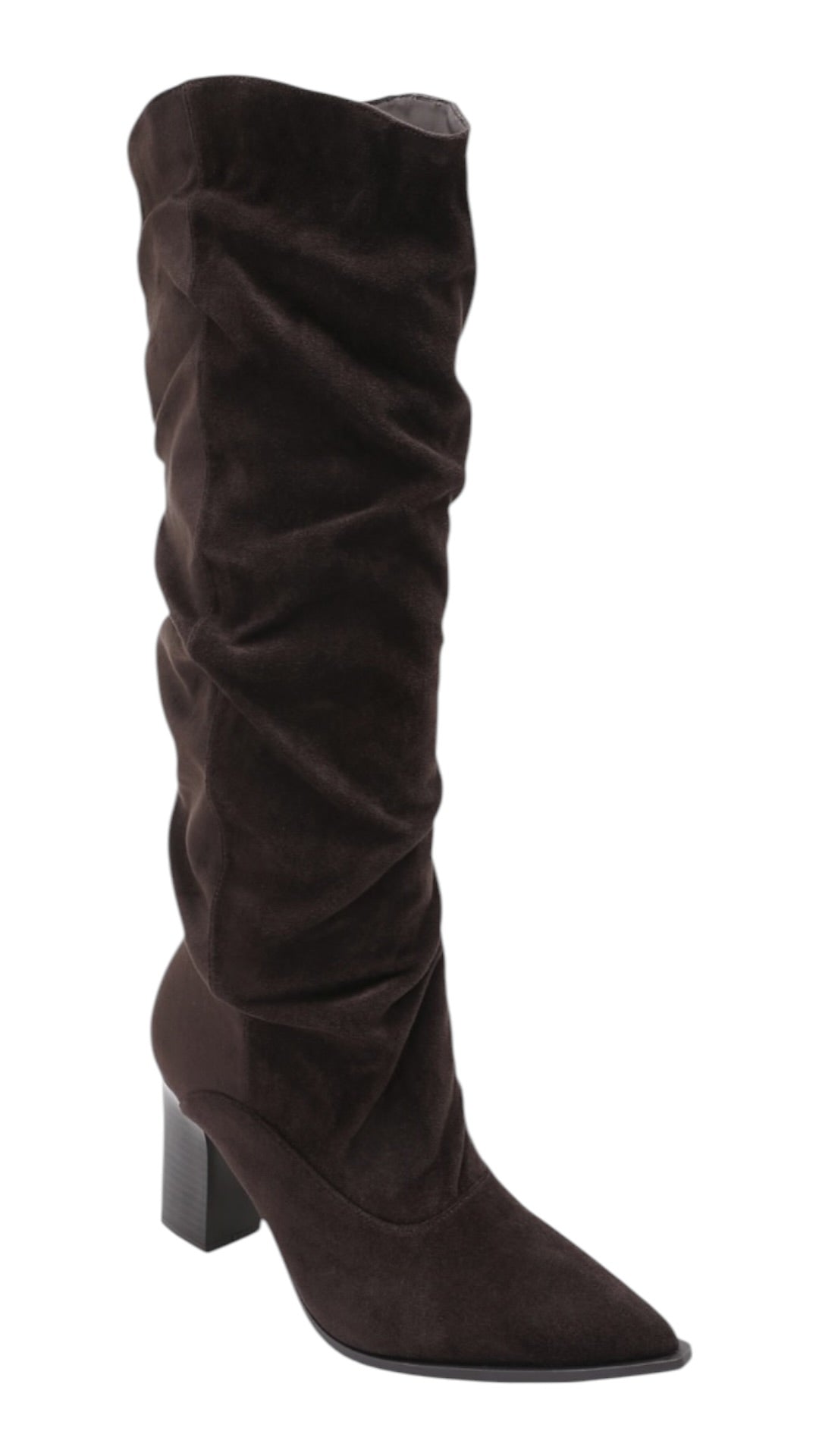 Julan High-Heeled Ruched Boots