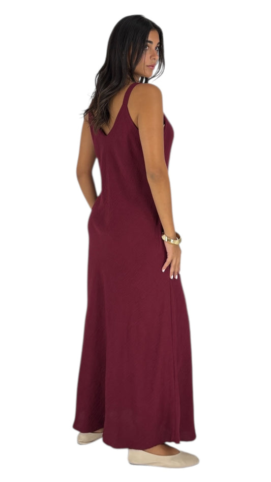 Mizor Maroon Dress