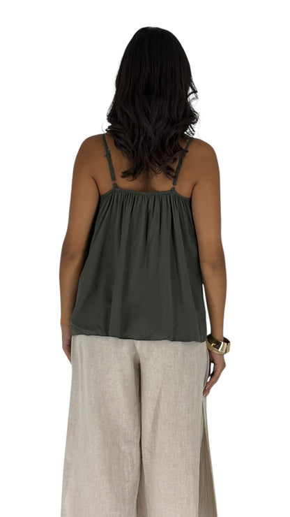 Blossom Kaki Top