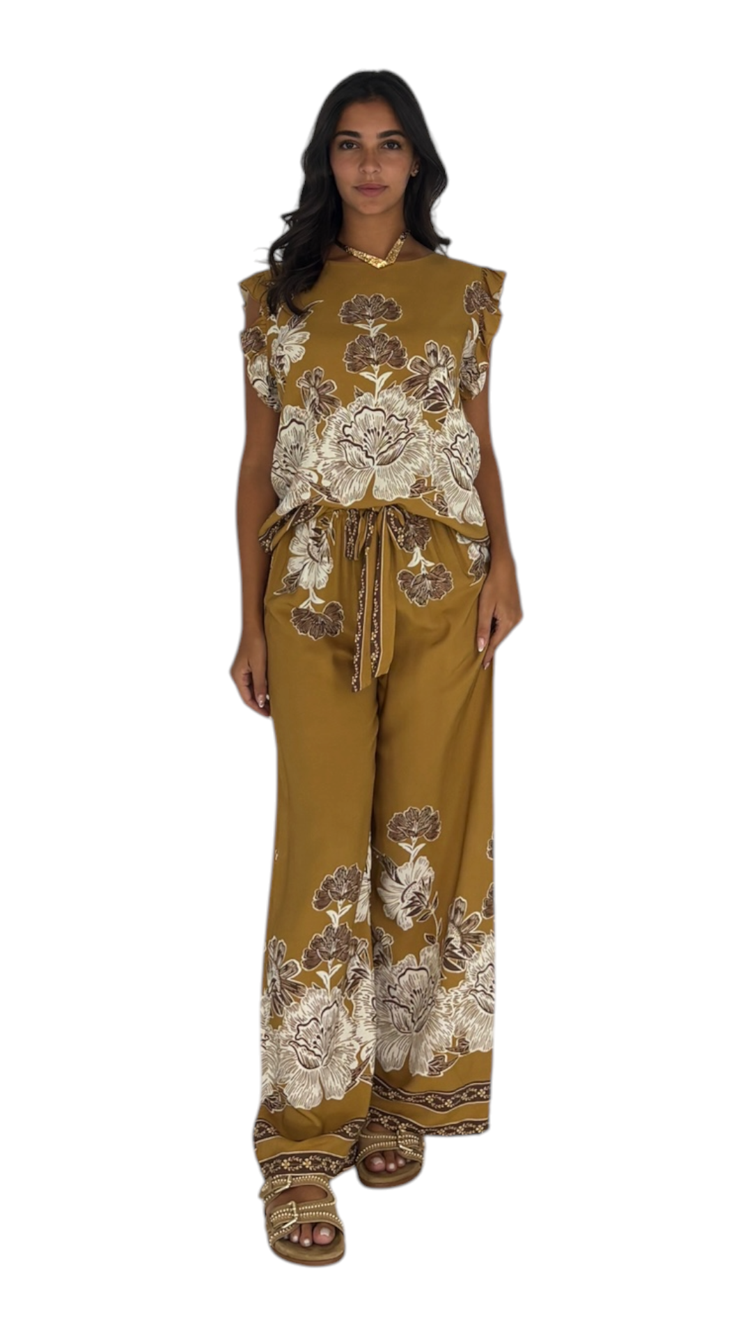 Amani Mustard Pants