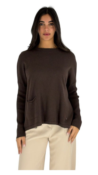 Jimena Brown Sweater