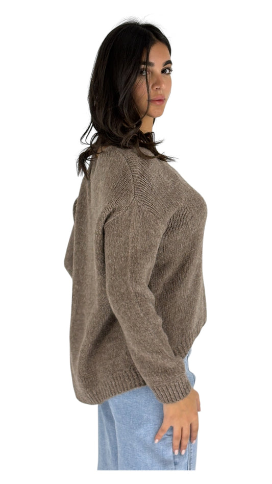 June Taupe Sweater