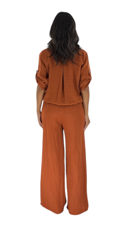 Ola Terracotta Pants