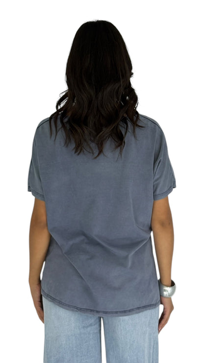 Diala Navy T-shirt