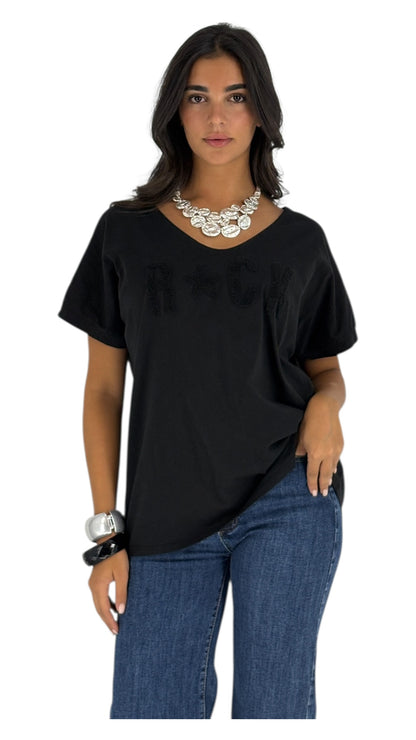 Rock Black T-shirt