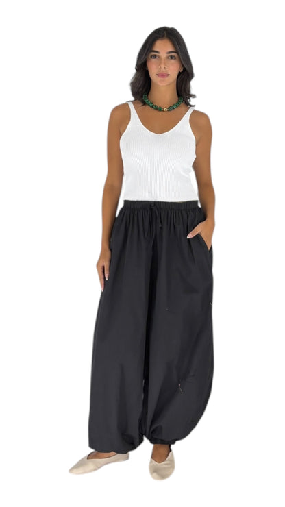 Yusra Black Pants