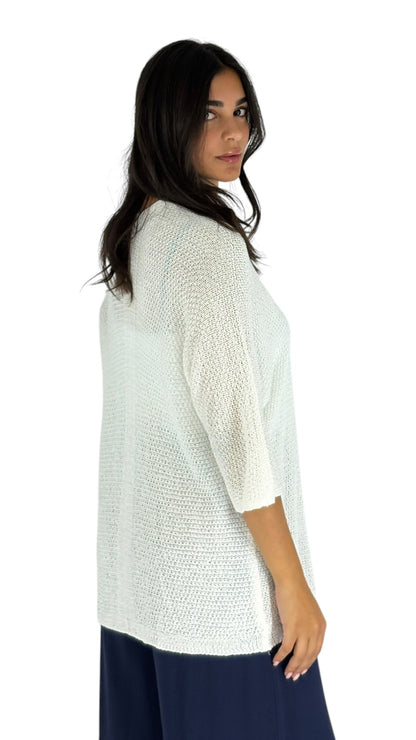 Mary White Cardigan