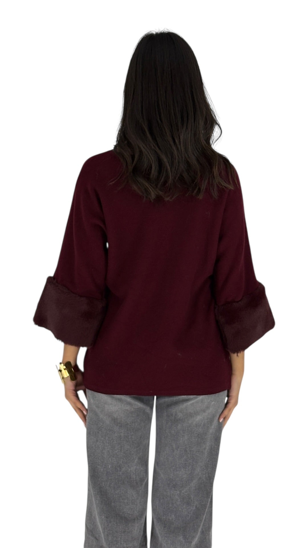 Tifany Maroon Top