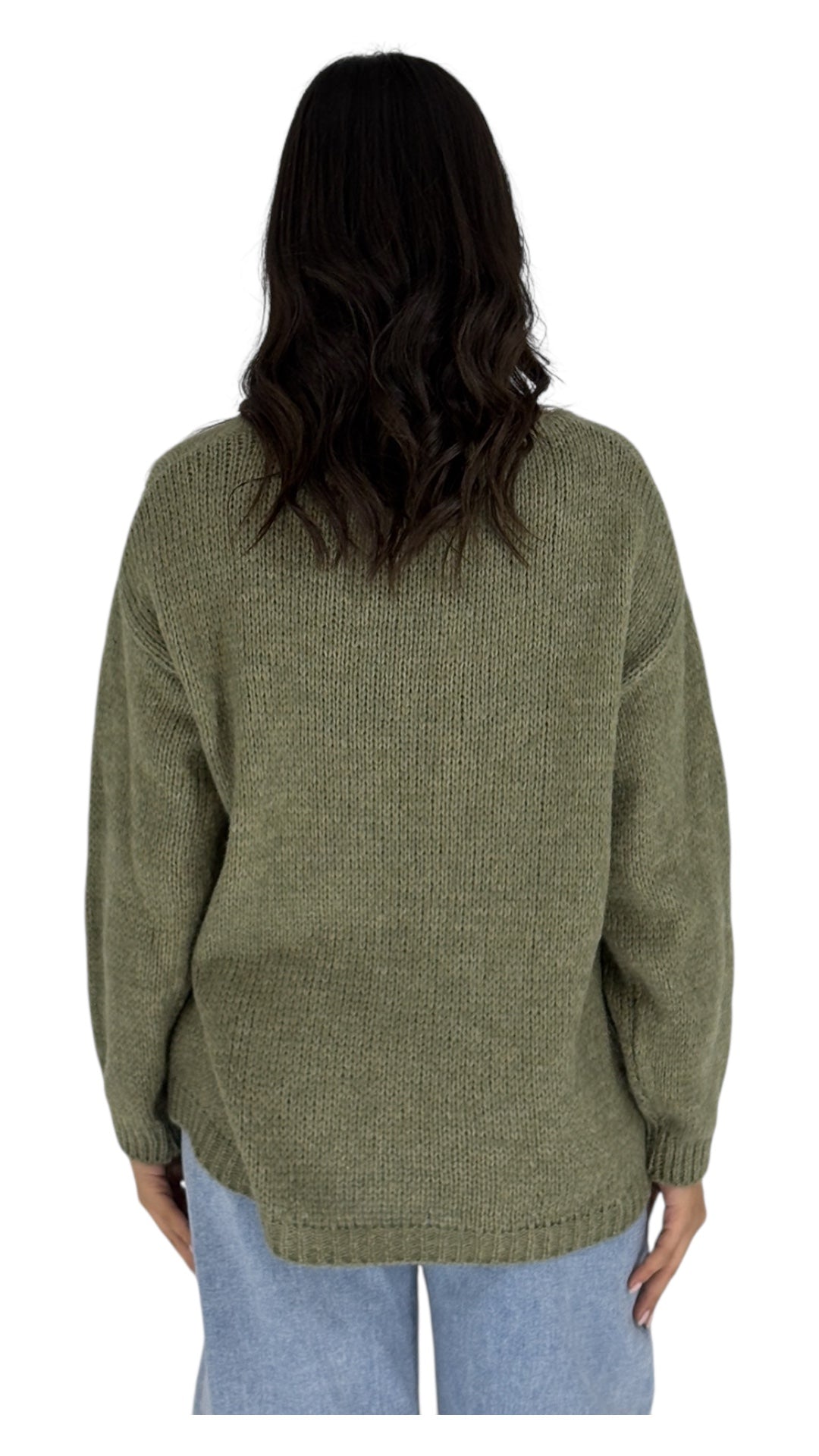 June Kaki Sweater