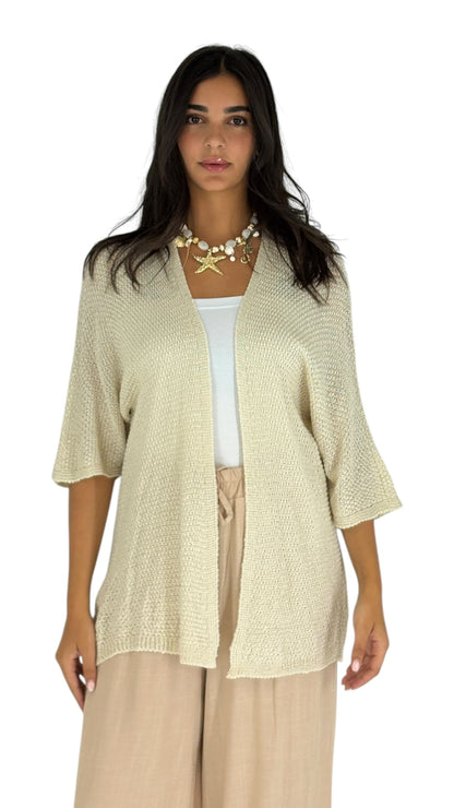 Mary Beige Cardigan