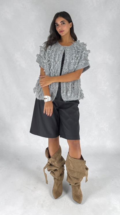 Zahi Grey Vest