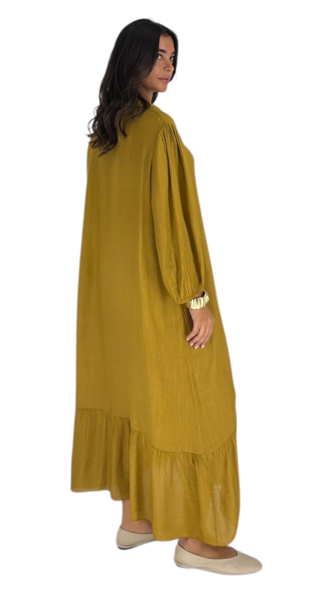 Julian Mustard Dress