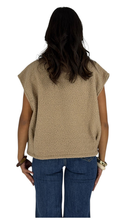 Clover Camel Vest