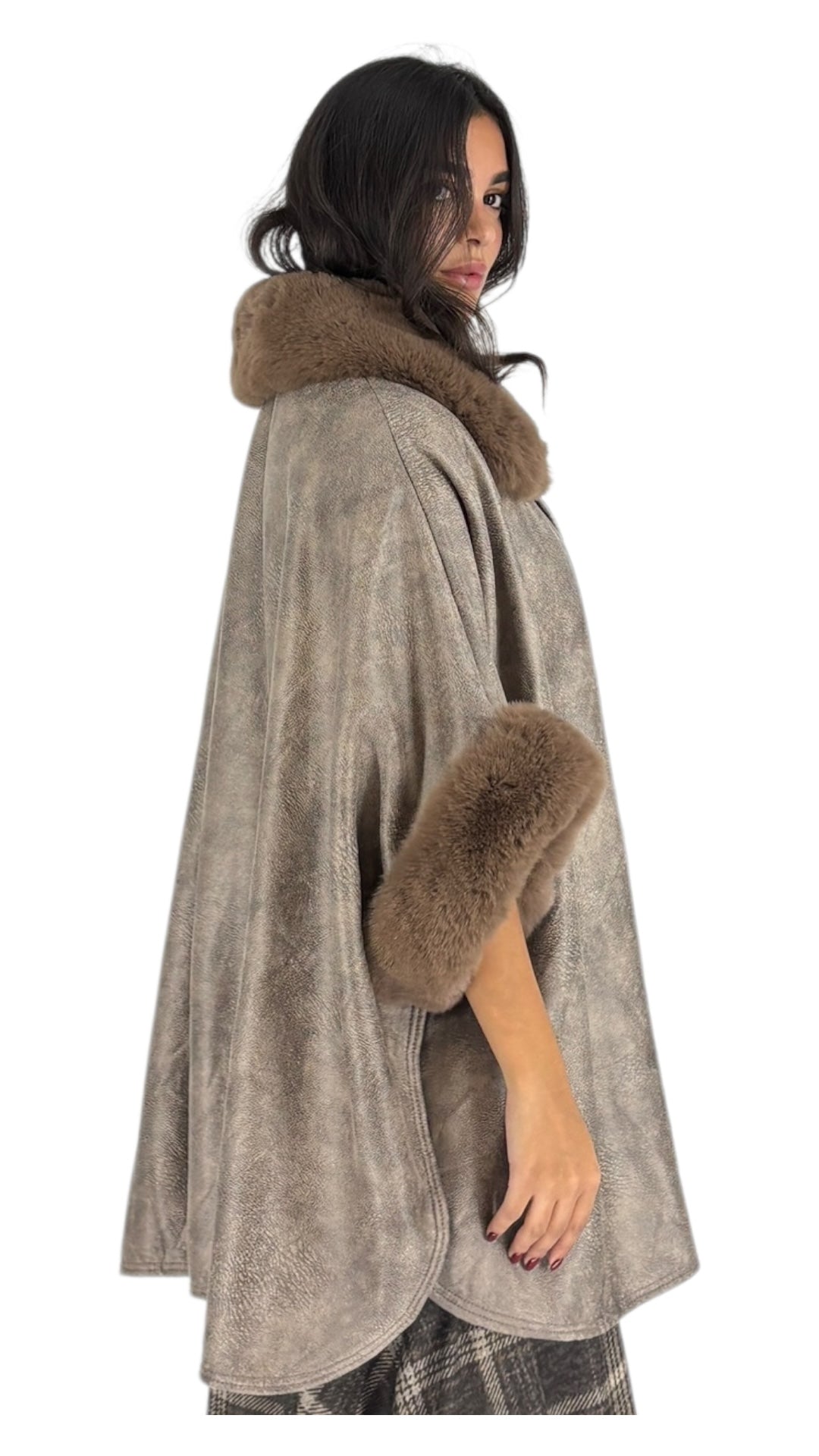 Nardi Taupe Poncho