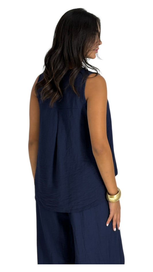Remi Navy Top