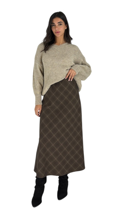 Prayan Brown Skirt