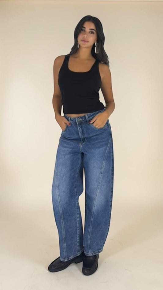 laura Blue Balloon Jeans