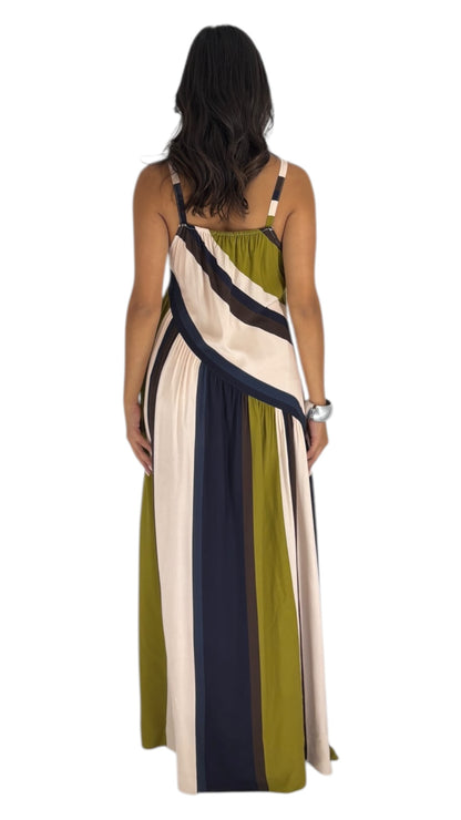 Violet Navy Line Dress