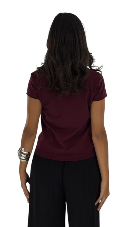 Myrene Navy Top