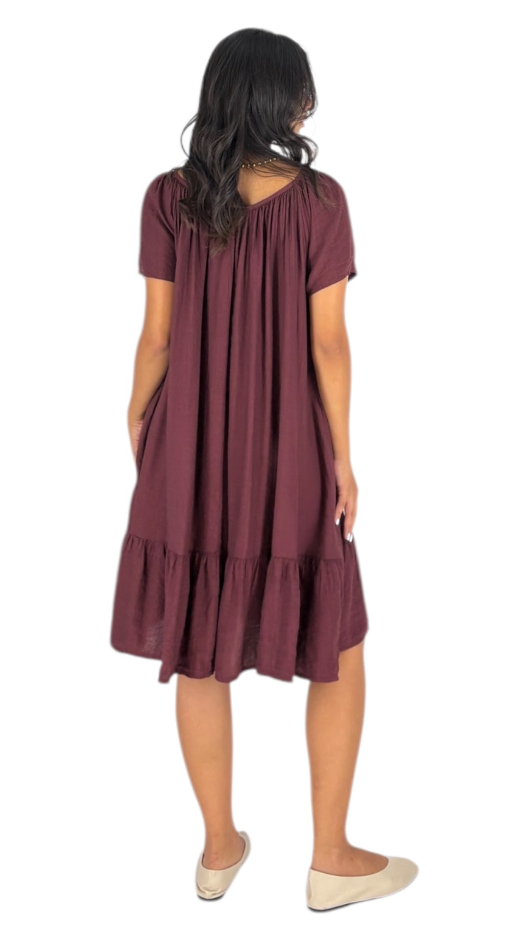 Ram Maroon Dress