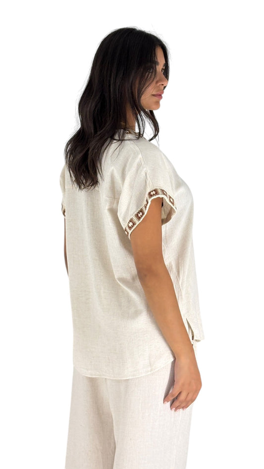 Hala Beige Top