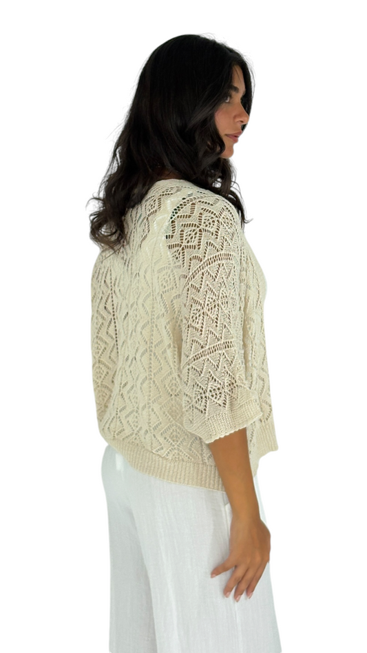 Mais Beige Cardigan