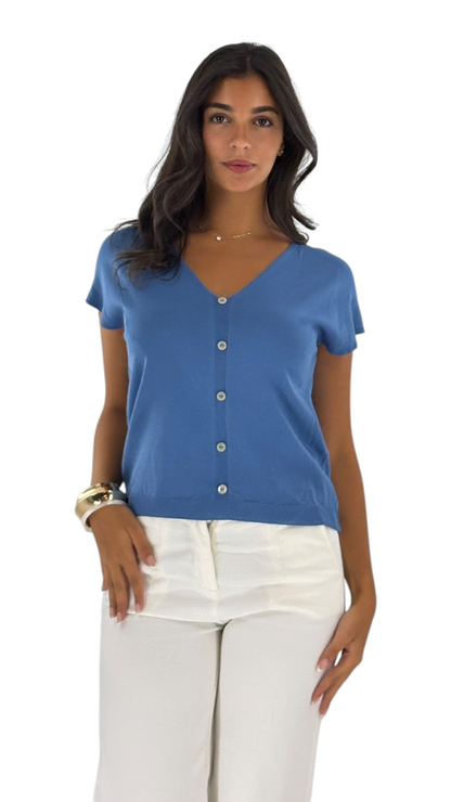 Myrene Blue Top