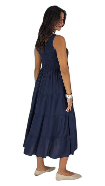 Fadwa Navy Dress
