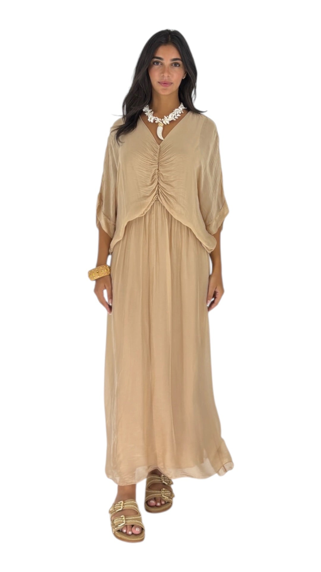 Dasha Camel Dress