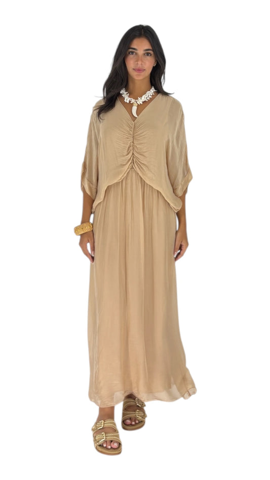 Dasha Camel Dress