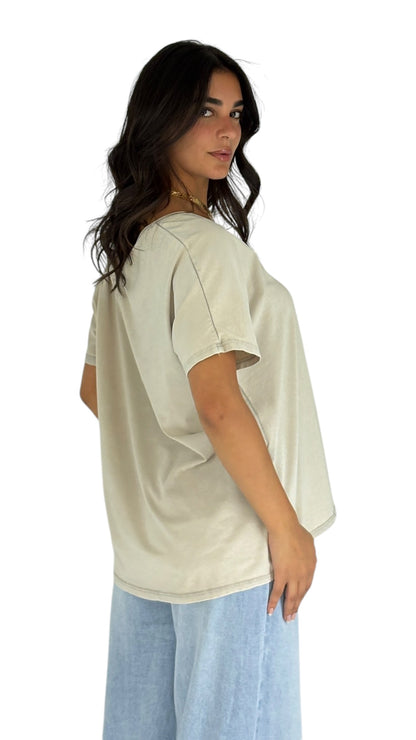Diala Beige T-shirt