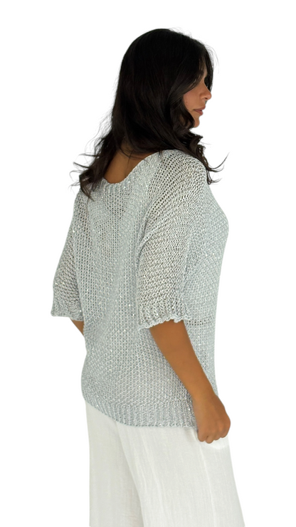 Rahmeh Grey Top