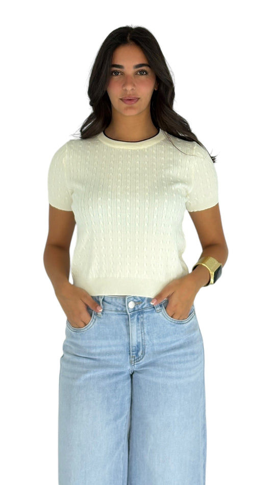 Brille Cream Top