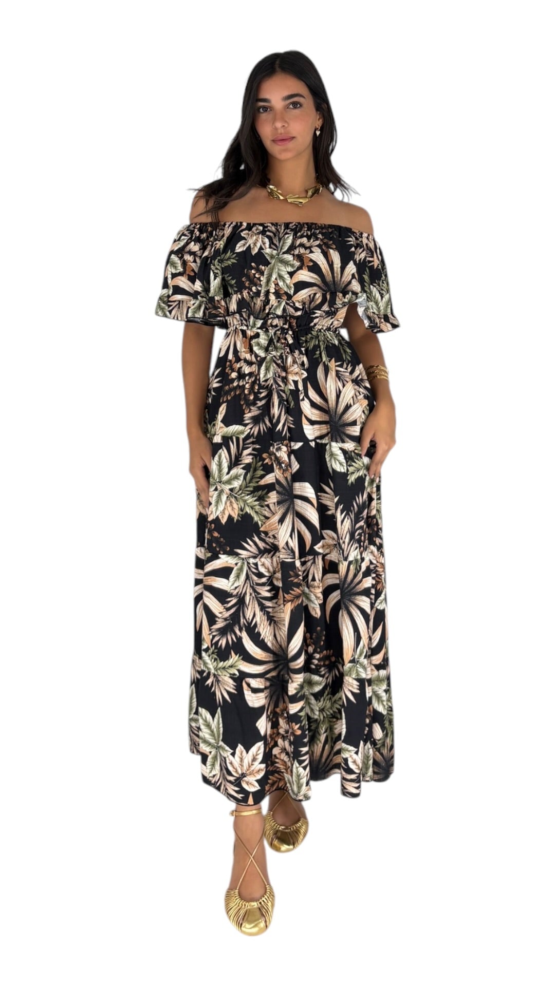 Sabrin Black Dress