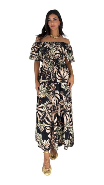 Sabrin Black Dress