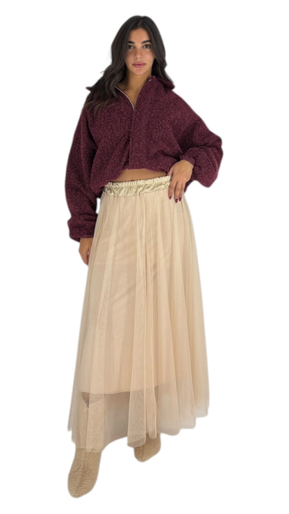 Amora Beige Skirt