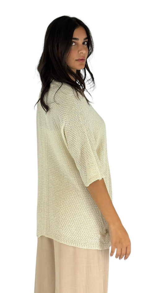 Mary Beige Cardigan