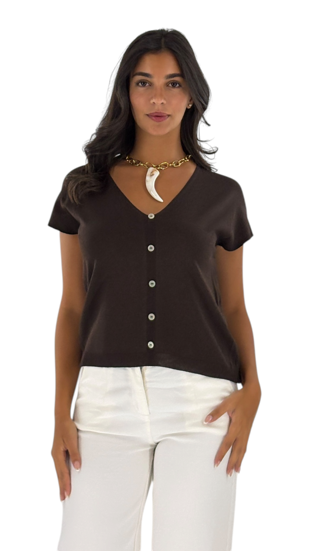 Myrene brown Top