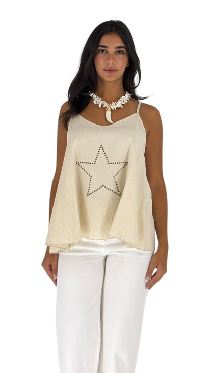 Tara Beige Top