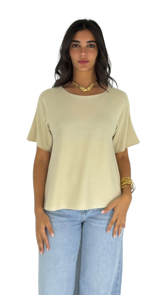 Sima Beige Top