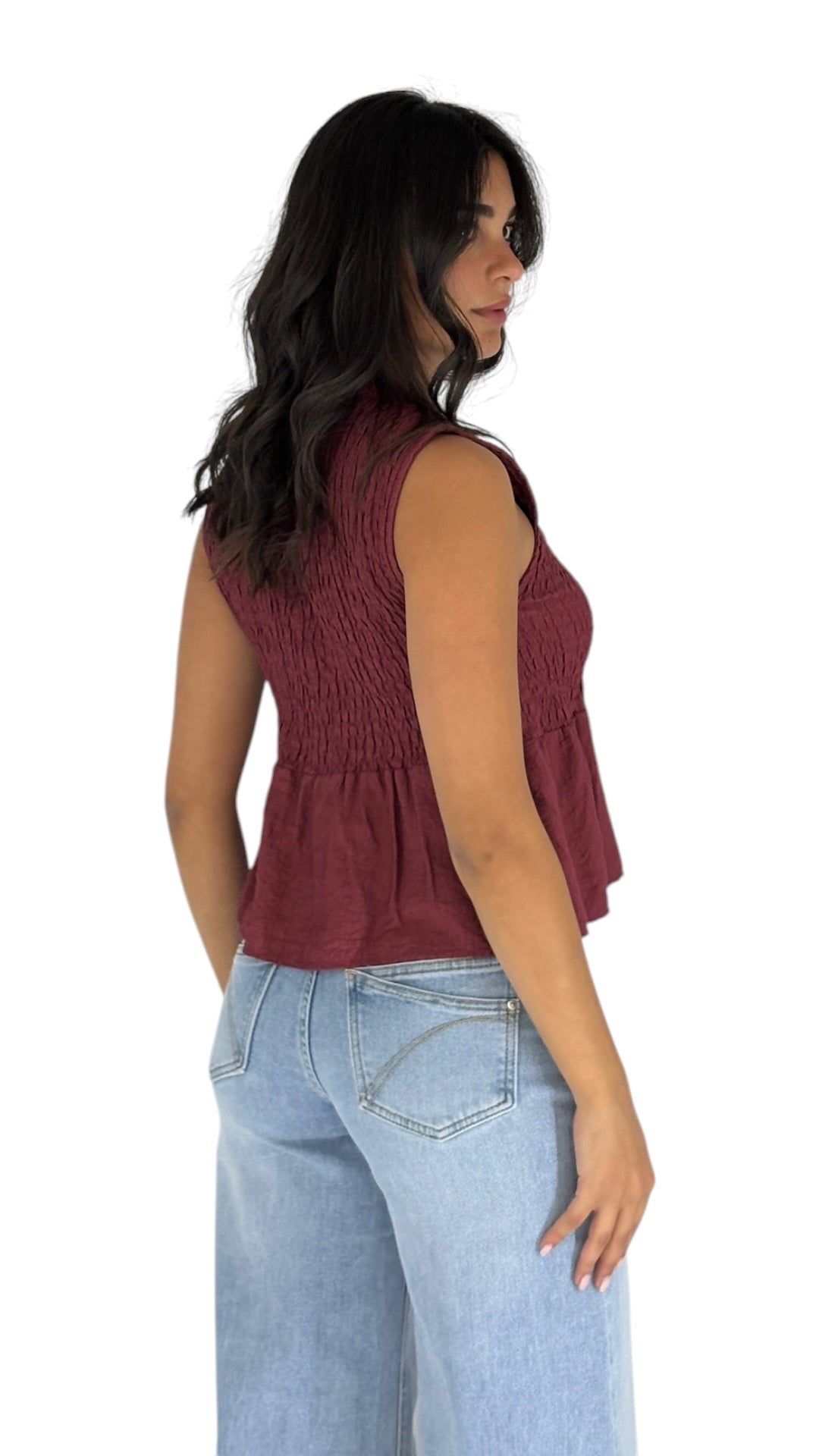 Evera Maroon Top