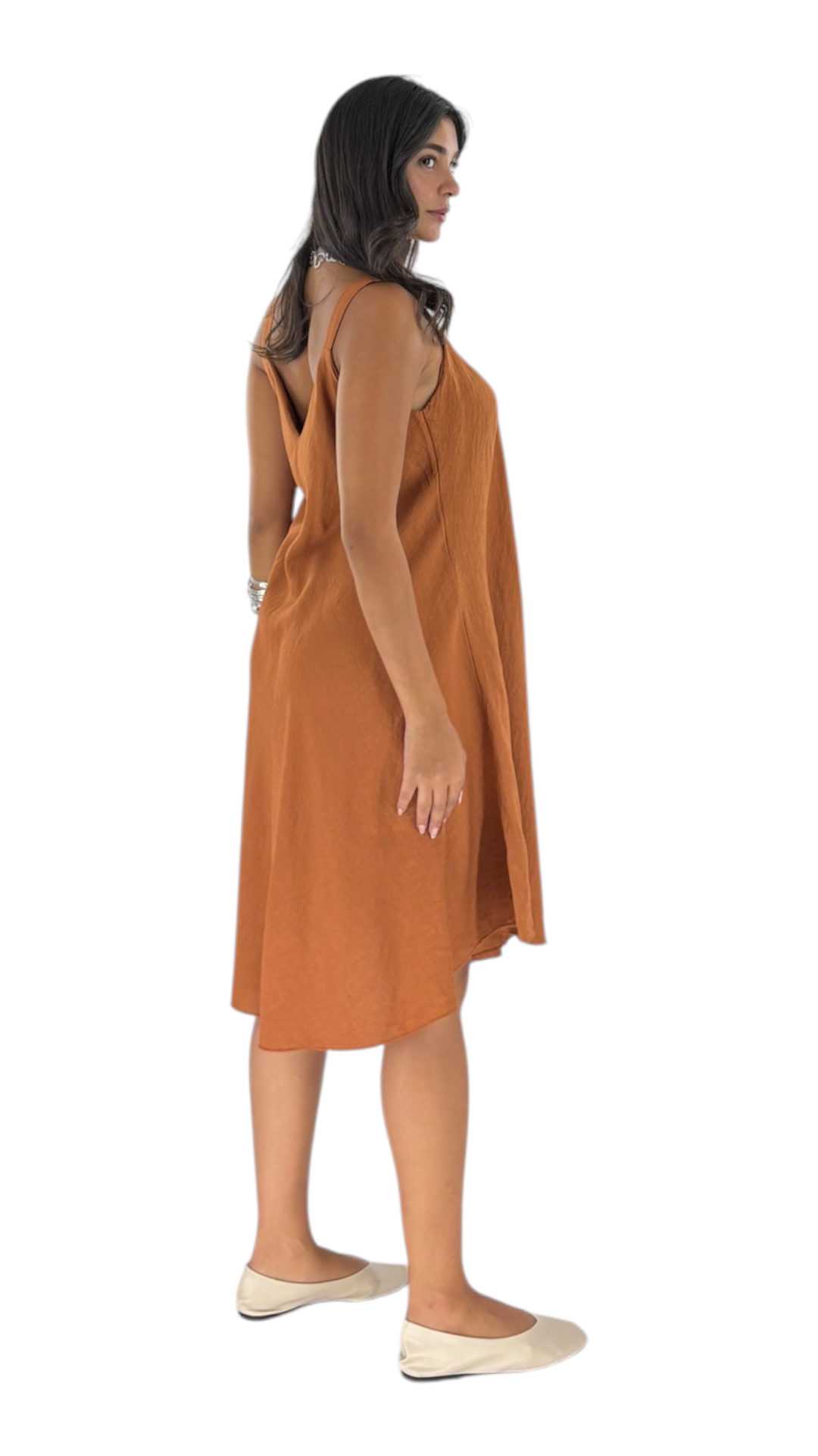 Lana Terracotta Dress