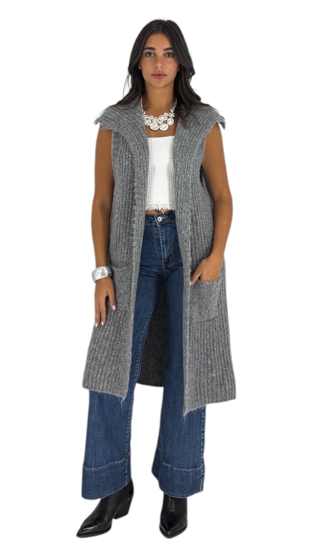 Maisa Grey Vest
