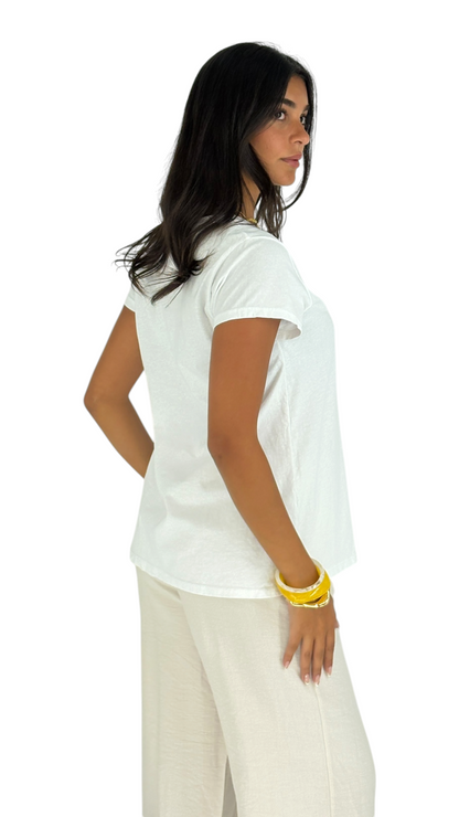 Rania White T-Shirt
