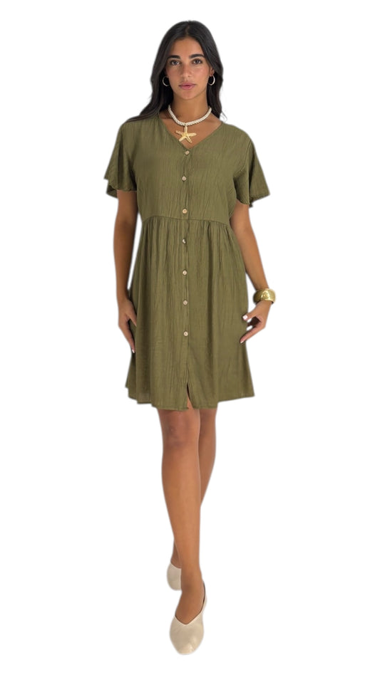 Karla Olive Green Dress